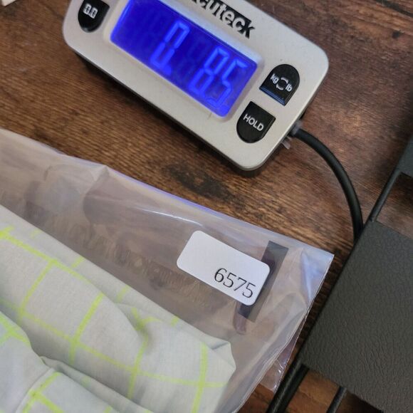 Nike Golf Shorts Mens 36 Light Gray Volt Tour Performance Dri-Fit Plaid Golfer - Picture 12 of 12